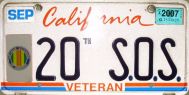 20th Calif. Tag