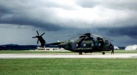 HH-3E on ramp, Marshall Bottoms photo.1