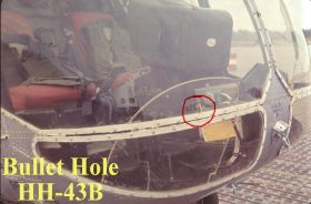 HH-43B with Bullet Hole