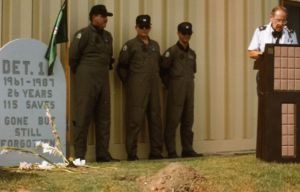 Maj. Hider, Capt. Bicket & Cote & Chaplain
