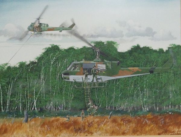 UH-1F Carlin paintiing 2-21-69
