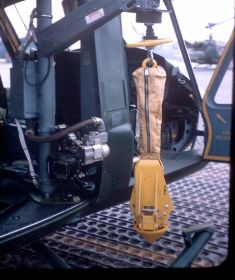 UH-1F hoist & penatrator 20th HS, Vietnam 1967, Ralph Graves photo