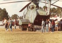Vic at rear chopper