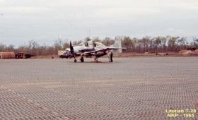 Visiting Aircraft, T-28, Feb-Jun 65, Neil McCutchan photo.