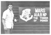 aa Ron Claeys at NKP MARS station