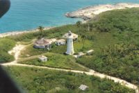 flying over Carter Cay bahamas