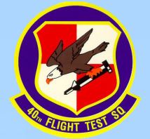 p 40th FTS Patch blue